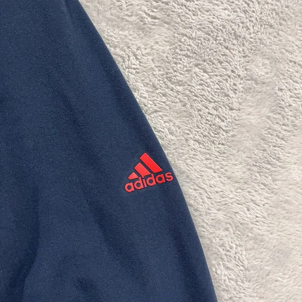 Adidas 1/4 Zip Sweater Men's L CLIMACOOL Long Sleeve‎ Stretch Casual Pullover